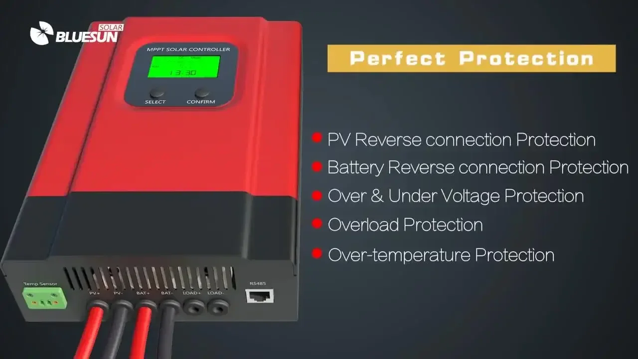 American bluesun mppt solar charge controller 80amp 100 amp high voltage