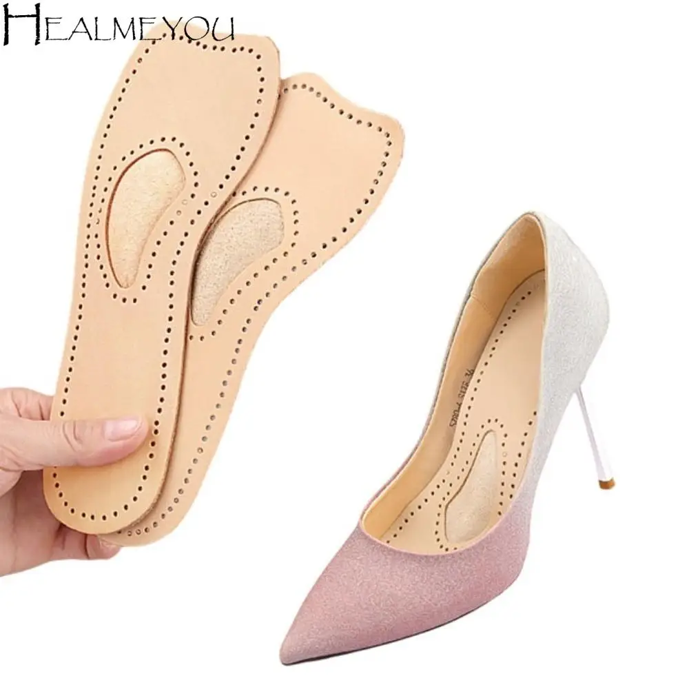 

Shoe-pad Women Sandal Insoles Cowhide Soft Bottom High-heeled Shoes Insoles Shock Absorption Shoe Accessories Shoes Stickers Pad