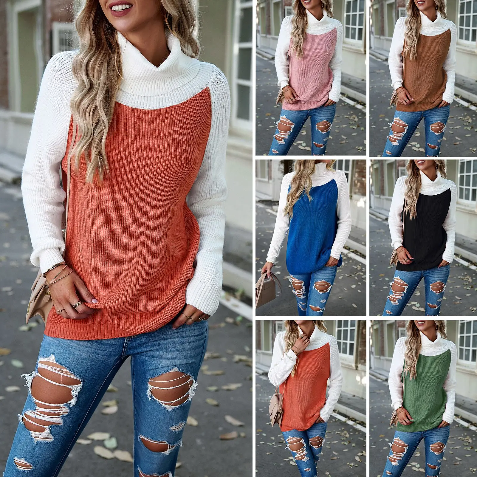 

Women's Sweater Knit Winter Clothes Women Winter Pullovers Korean Fashion Streetwear Long Sleeve Top Vintage Female Clothing