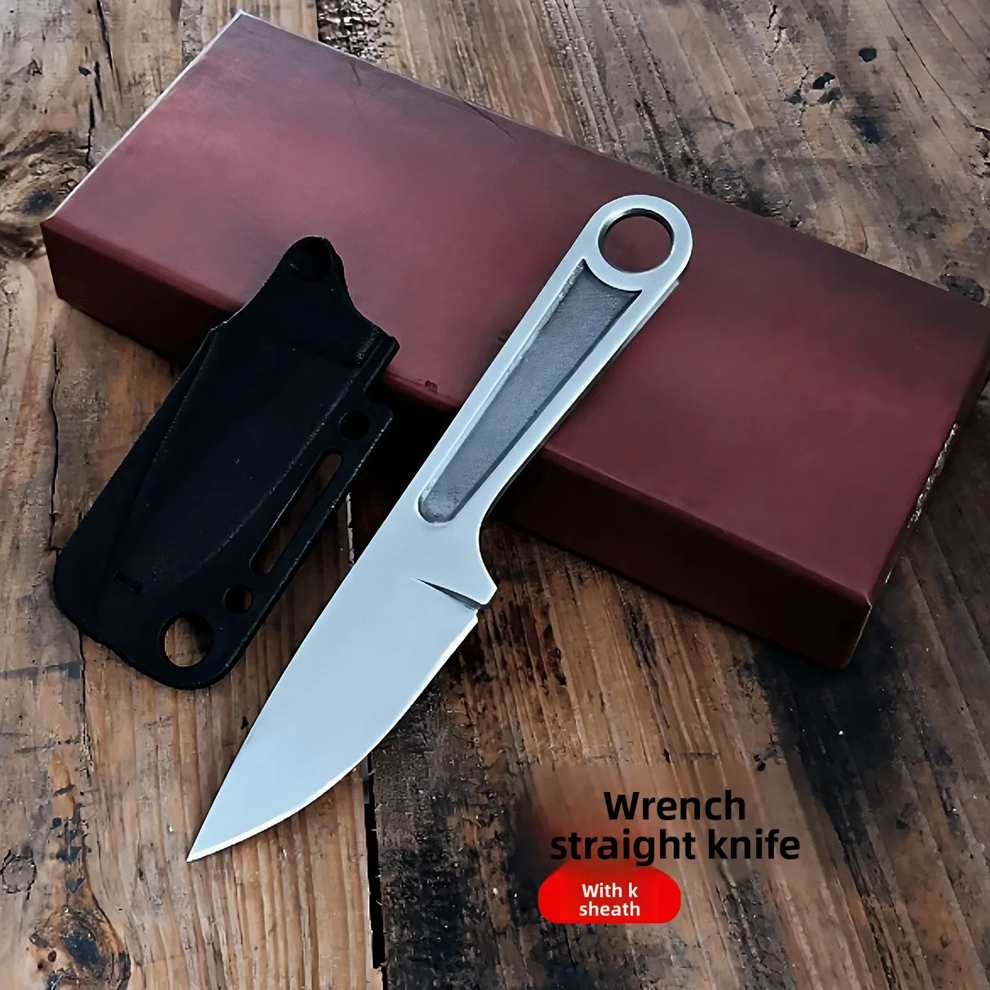 Couteau à lame fixe de survie chaude 1119 avec gaine, outils de Camping, couteau de poche tactique, couteau d'extérieur polyvalent de haute dureté