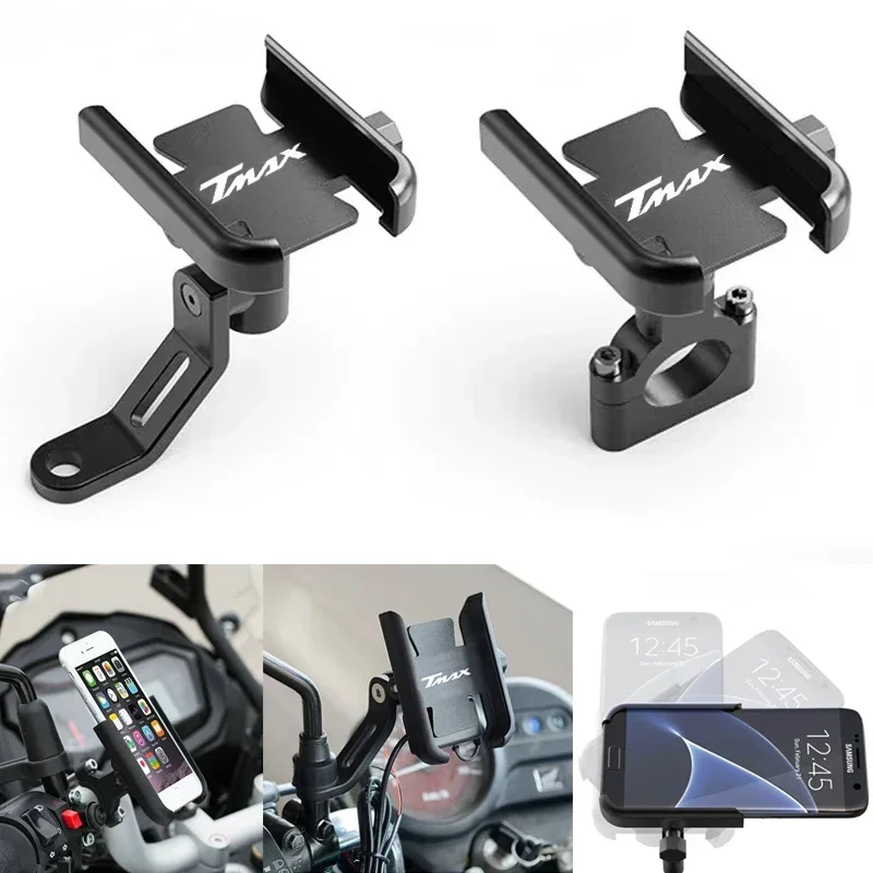 For YAMAHA TMAX 530 500 560 TMax530 SX DX TECH MAX TMAX560 2021 2022 Motorcycle Handlebar Mobile Phone Holder GPS Stand Bracket