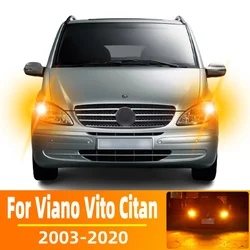 2pcs LED Turn Signal Light For Mercedes Benz Viano Vito W639 Citan W415 Accessories 2003-2020 2008 2009 2010 2011 2012 2013 2014