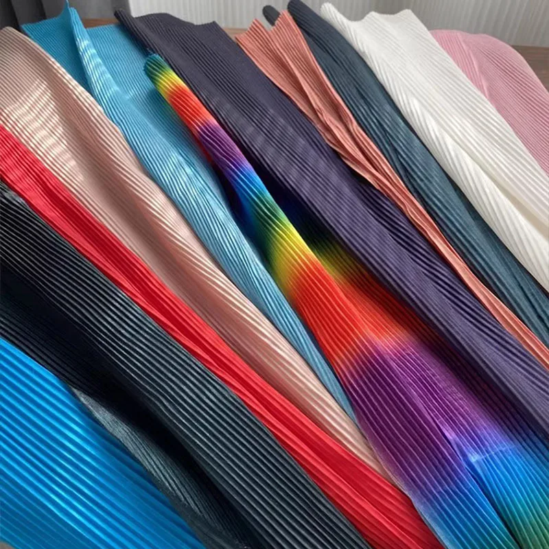 

Pleated Mesh Fabric for Wedding Dresses Fashionable Decorative Painting DIY Stiff Designer Fabric for Sewing And Crafting