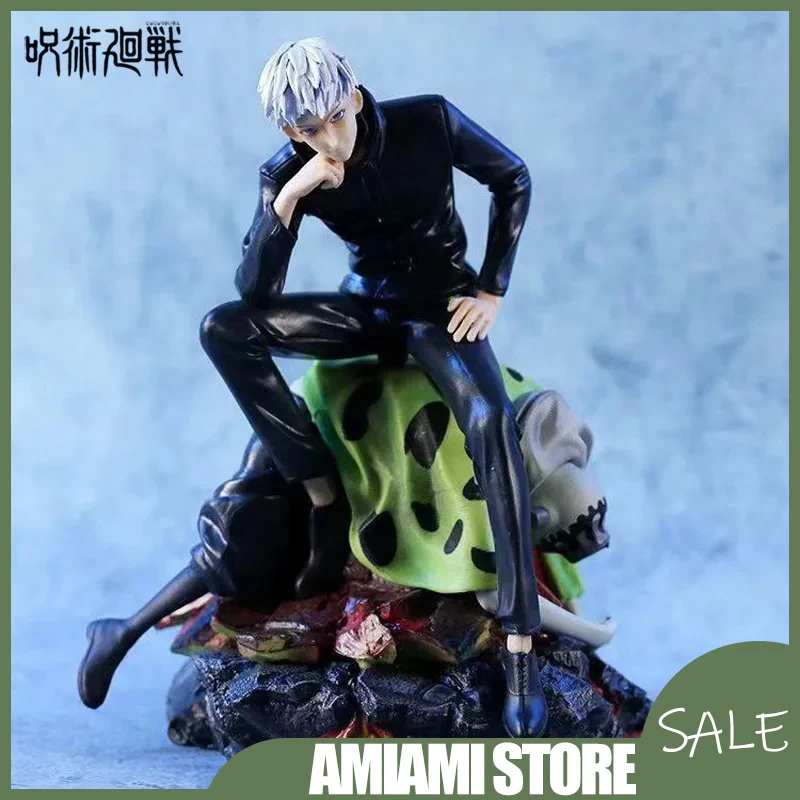 

25 см Jujutsu Kaisen Sitting Gojo Satoru Фигурка ПВХ с эффектом силы Аниме Сцена Статуя Модель Коллекция Настольный Декор Подарочные Игрушки