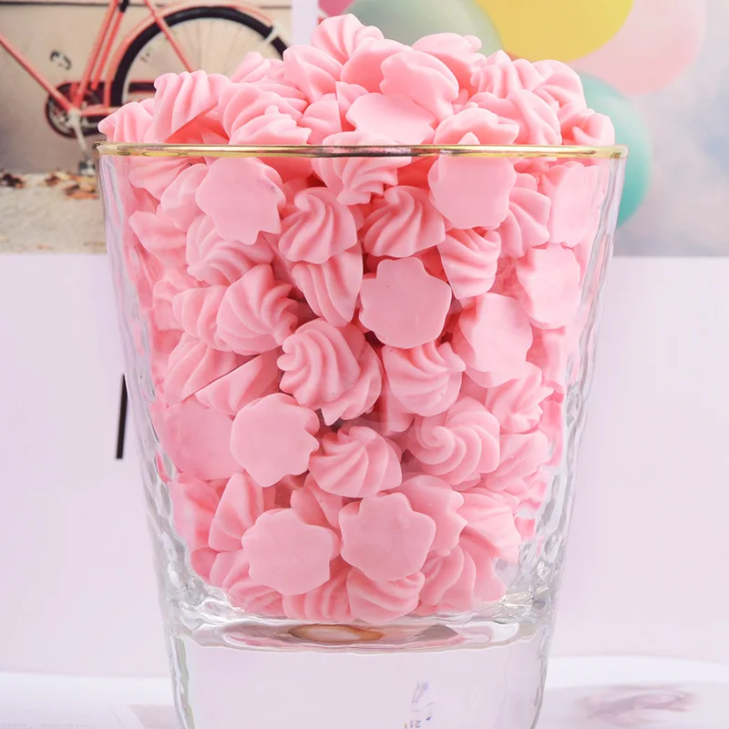 100pcs/Tasche Simulation Macaron Decor Telefon Fall Dekoration Für Scrapbooking Kawaii Harz Candy Dekoration Handwerk Verzierungen – Detail 8