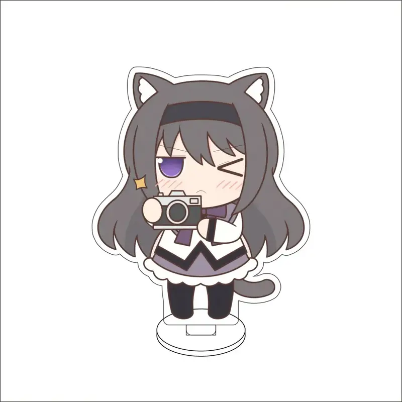 10CM Charm Anime Puella Magi Madoka Magica Acrylic Stand Model Cosplay Characters Ornament Accessories Goods Collection Gifts - Image 16