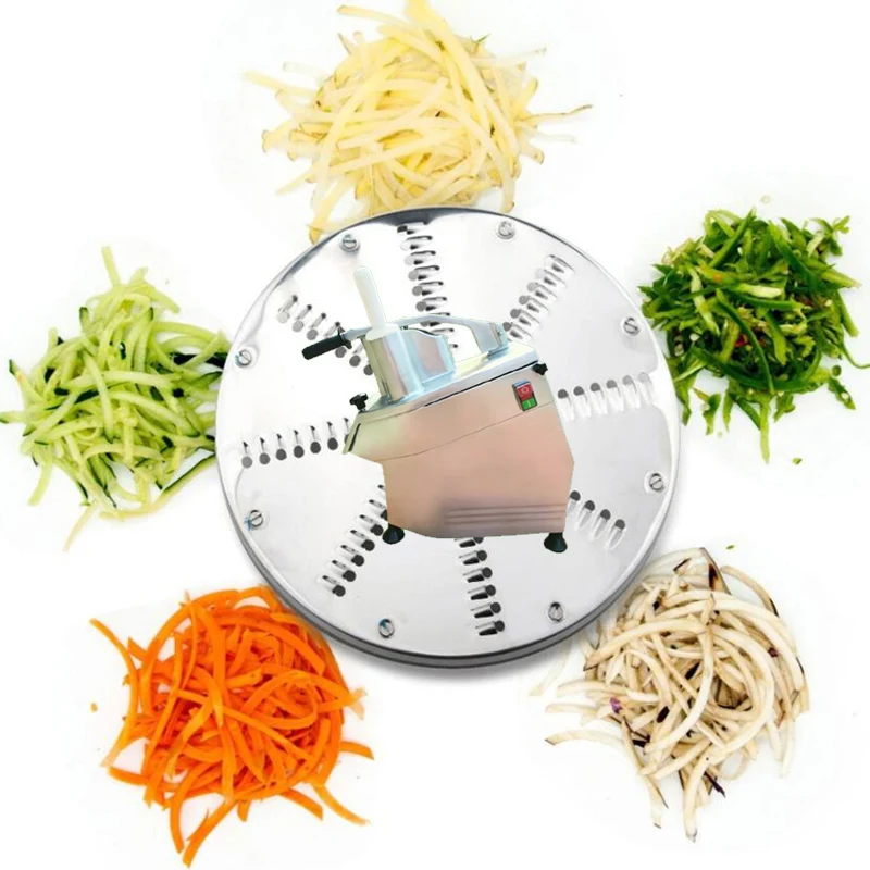 Commercial Meat Cutter Machine Electric Meat Slicer Stainless Steel Cabbage Shredder Vegetable Cutting Machine 550W