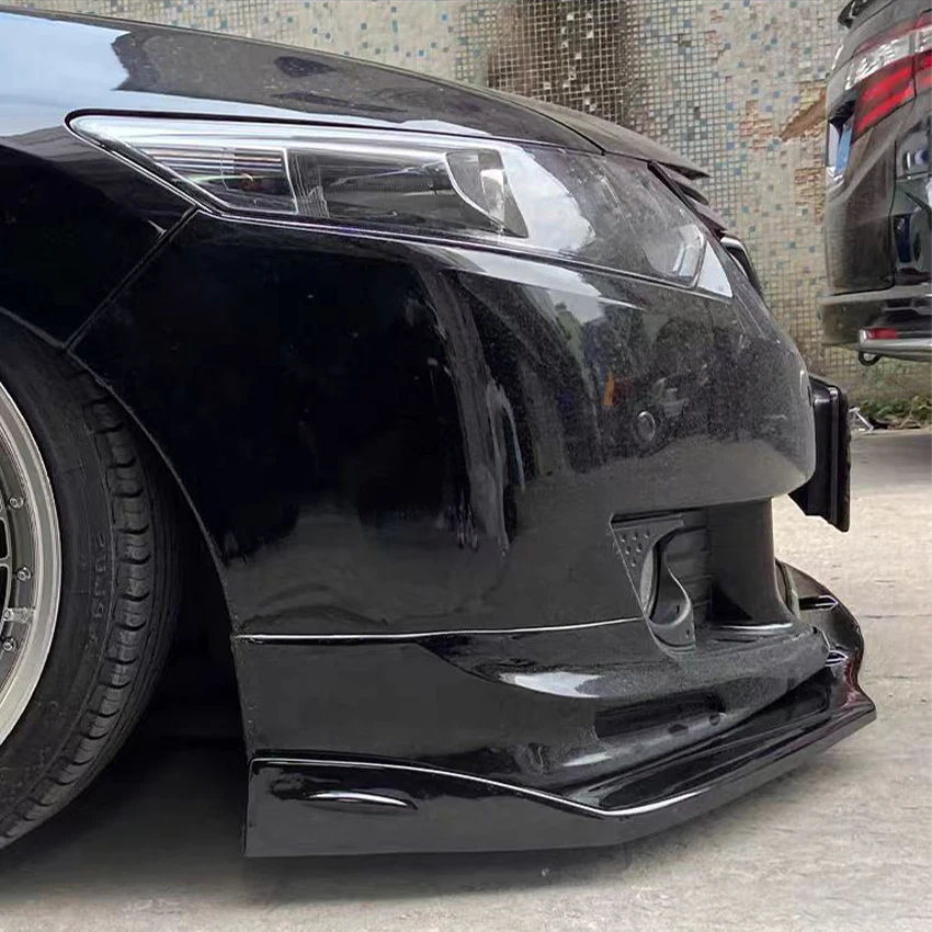 For ACURA TSX Honda Accord 2009 2010 2011 Glossy Black Car Front Bumper Lip Spoiler Splitter Protective Cover Trim Accessories