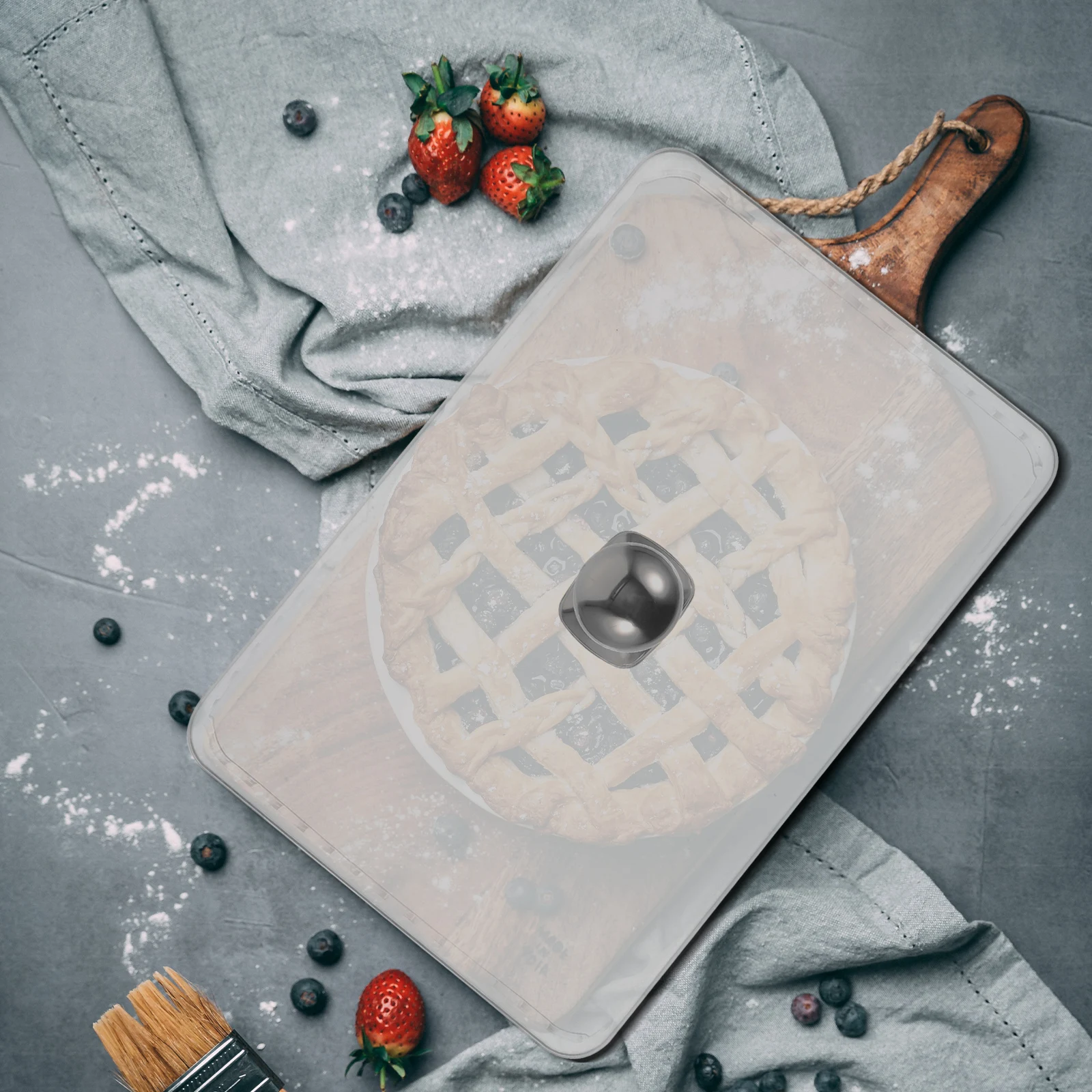 

Transparent Food Cover Thick Clear Cake Dome Protective Lid Buffet Kitchen Food Snack Cover Home Use Cake Dome