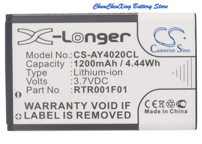 

OrangeYu 1200mAh Battery for Alcatel DECT 8262, 8232,8242,8262 ,For RTX 8830,8630