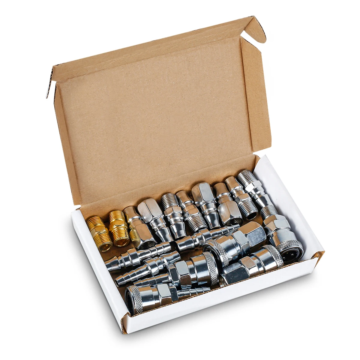 Imagem -05 - Nitto Estilo Acoplamento Pneumático Conector Rápido ar Compressor Connector Tools 18 Pcs Aço Inoxidável