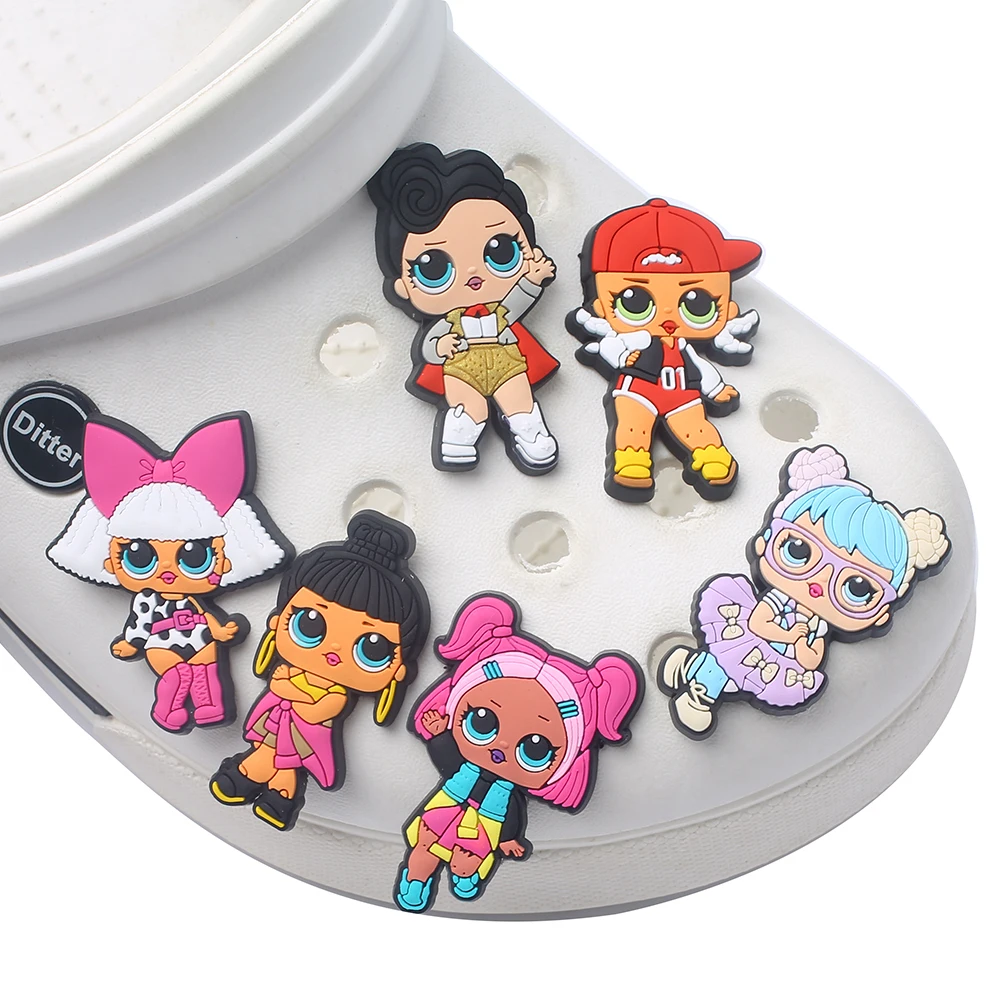 15pcs/set JOJO Girls Cartoon series Shoe Decoration Designer for Shoe Charms Accessories for Classic Clog Kids Gifts