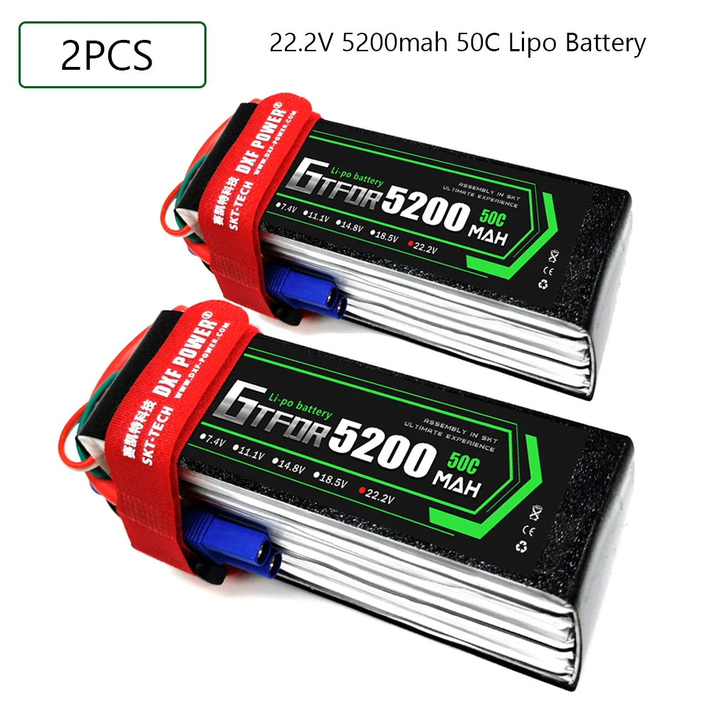 

GTFDR 7.4V 11.1V 15.2V 14.8V 22.2V 2S 3S 4S 6S 5200Mah 6300Mah 6500mAh 6200mAh 6750mAh 8000mAh 7000mAh Lipo Batteries for Car