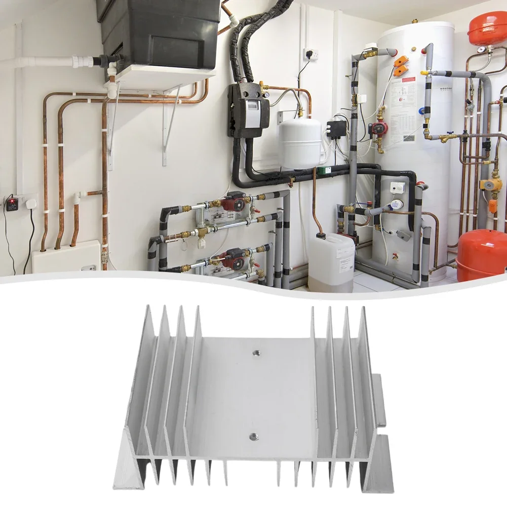 High Quality Aluminum Cooling Base for SSR 10DA 40DA Solid State Relays Fast Heat Dissipation and Improved Performance