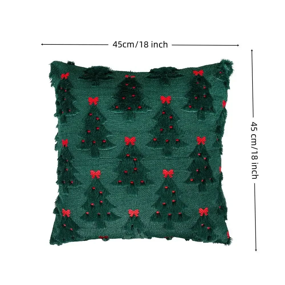 المنسوجات المنزلية عيد الميلاد وسادة غطاء وسادة قصيرة الأساسية حماية وسادة الغلاف القابلة للإزالة رمي غطاء وسادة
