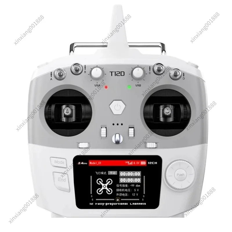 For T12D 12CH RC Transmitter Built-in Simulator Support ELRS For Multi Rotor RC Car Boat Engineering Model