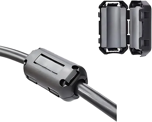 Imagen 2 del producto Filtro de ferrita a presión antiinterferencias para Cable, Clip de estrangulación de núcleo de ferrita, diámetro interior EMC 3,5/5/7/9/11/13MM, filtro de desmagnetización