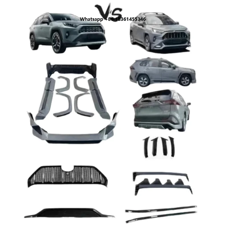 

Aluminum Alloy Car Body Kit Easy Installation Exterior Parts Suitable for RAV4 TRD 2019-2024