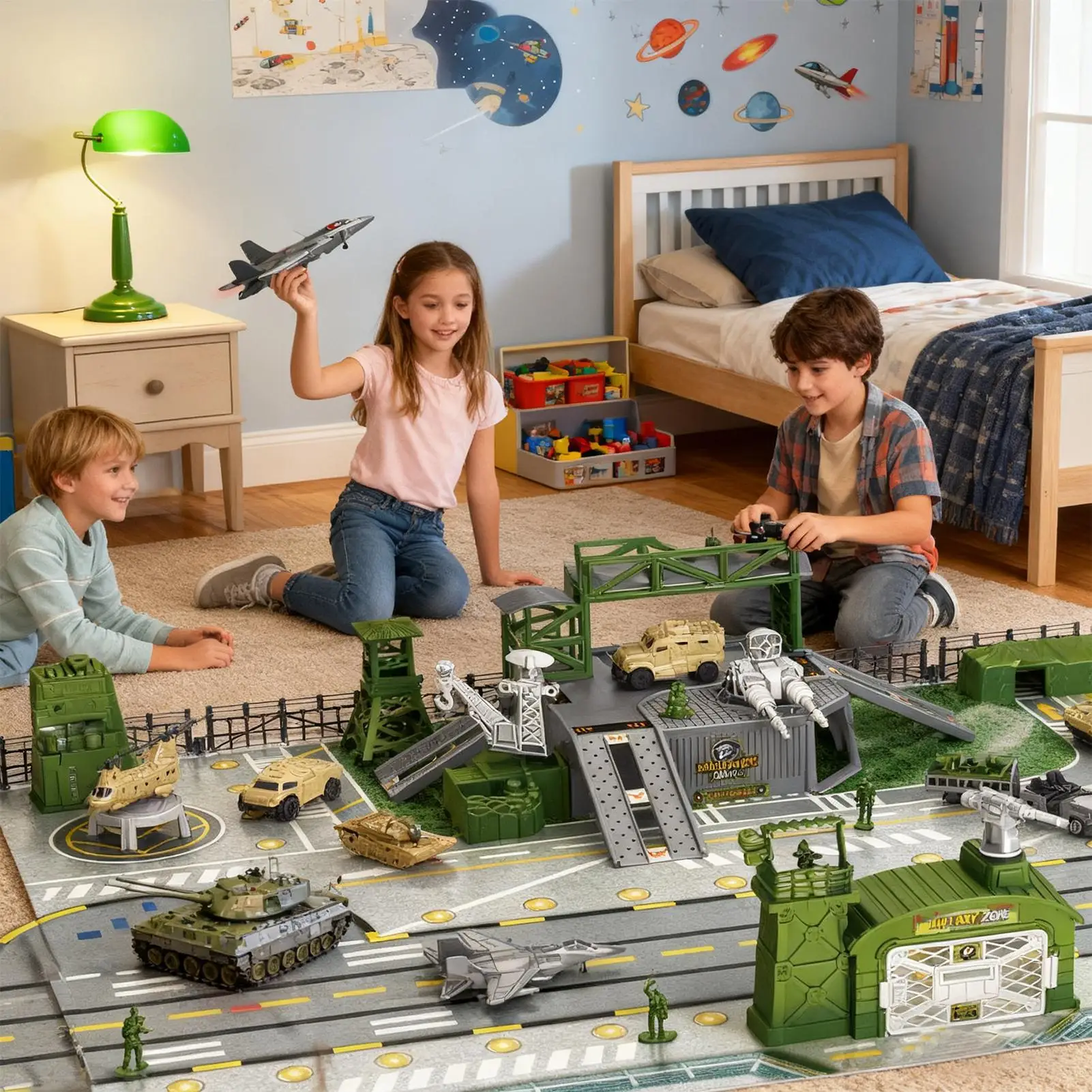 

Игрушечный танк для мальчиков, обучающие игровые транспортные средства, игрушечные солдаты, фигурки героев для коллекционных боевых строительных приключений, детей