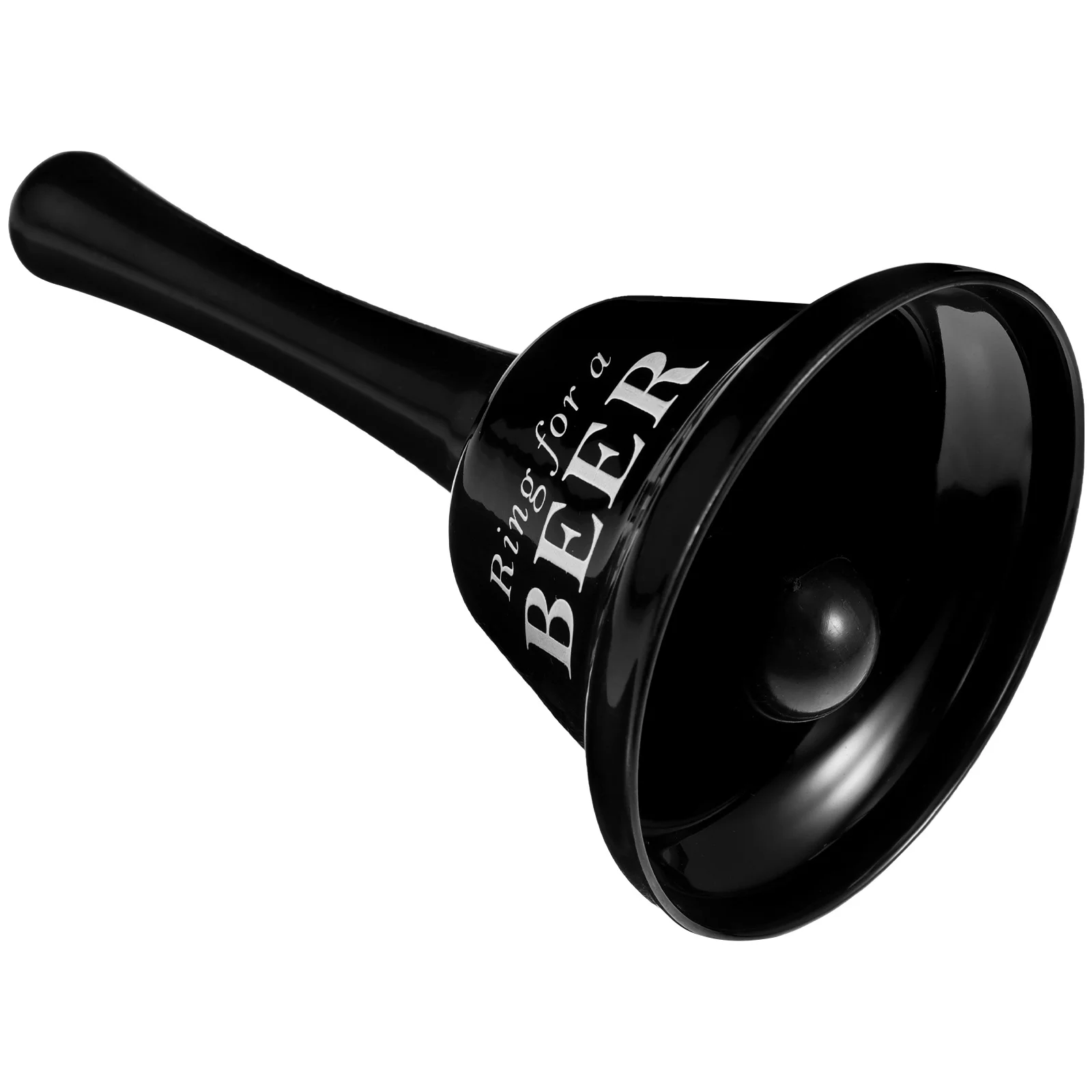 Alphabet Hand Bell Ringing Service Cafe Held Party Letter Decoration Bachelor Metal Black Doorbell