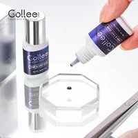 Gollee-pegamento para extensiones de pestañas, 5ml, 10ml, 0,5 s, secado rápido para salón profesional, artista, pegamento transparente para extensiones de pestañas
