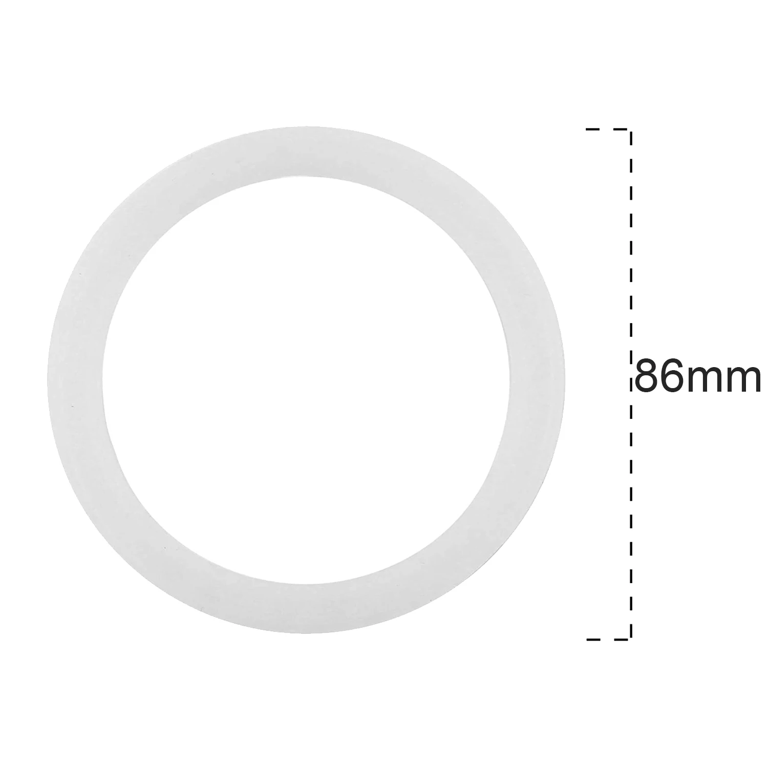 ABMI-Reusable Leakproof Silicone Seal Rings For Plastic Mason Jar Lids (Wide Mouth, 48-Pack),