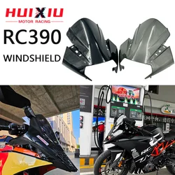 Motorcycle Sports Racing Windshield WindScreen Deflector Visor Viser For Double Bubble For RC125 RC200 RC250 RC390 2020-2023