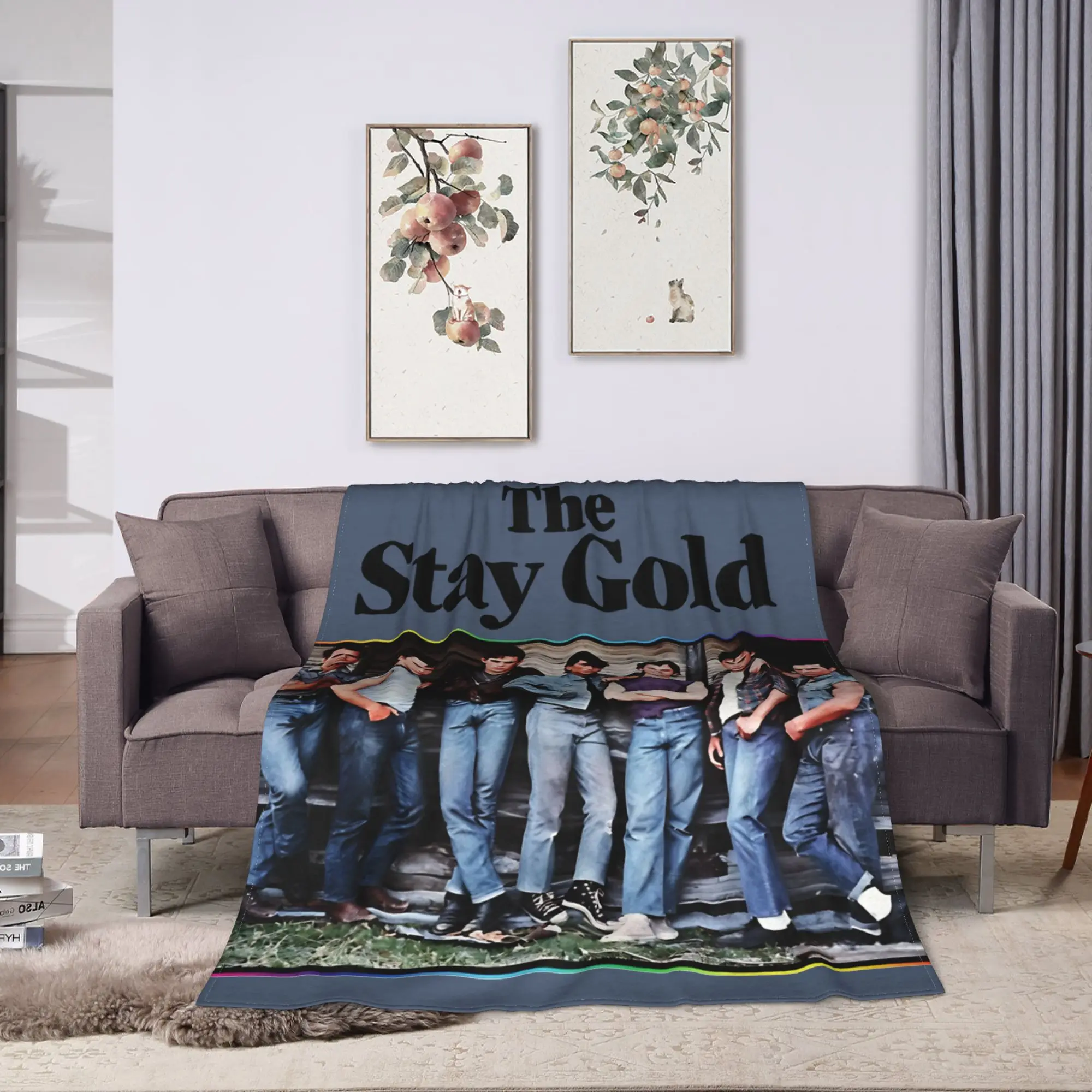 The Outsiders Movie Super Soft Blanket  Girls Boys Plush Throw Blanket Funny Couch Chair Flannel Bedspread Sofa Bed Cover