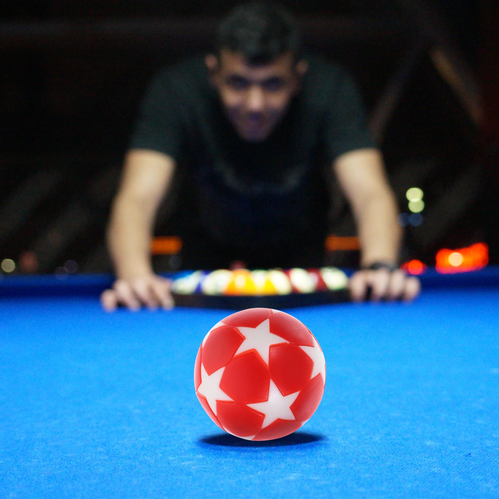 

Football Table Game -star Toy Tabletop Soccer Tournament Foosball Balls