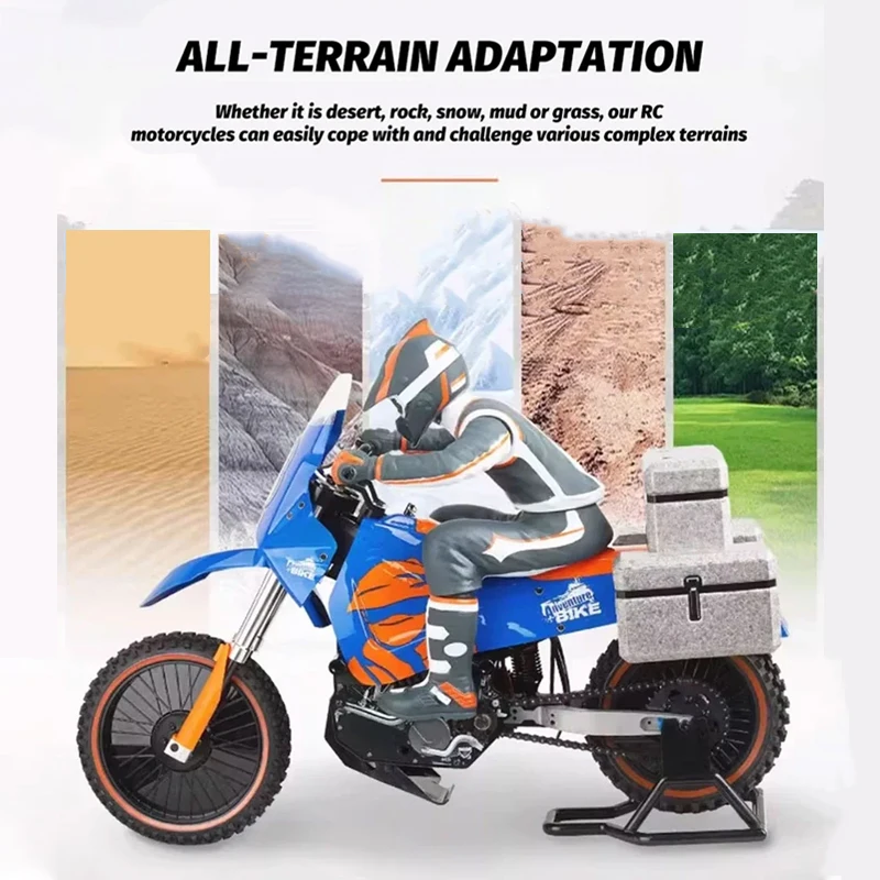 PD Racing 1/4 PD403 RTR Remote Control Motorcycle Off-road Racing Electric Brushless RC Model Motorcycle Adult Children's Toys