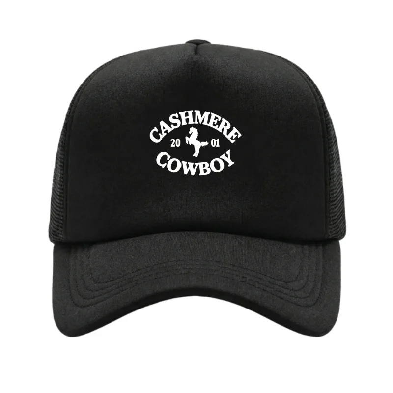 CASHMERE COWBOY Printed Adjustable Baseball Cap Classic Snapback Dad Hat Breathable Mesh Hat Golf Fishing Outdoor Sun Cap