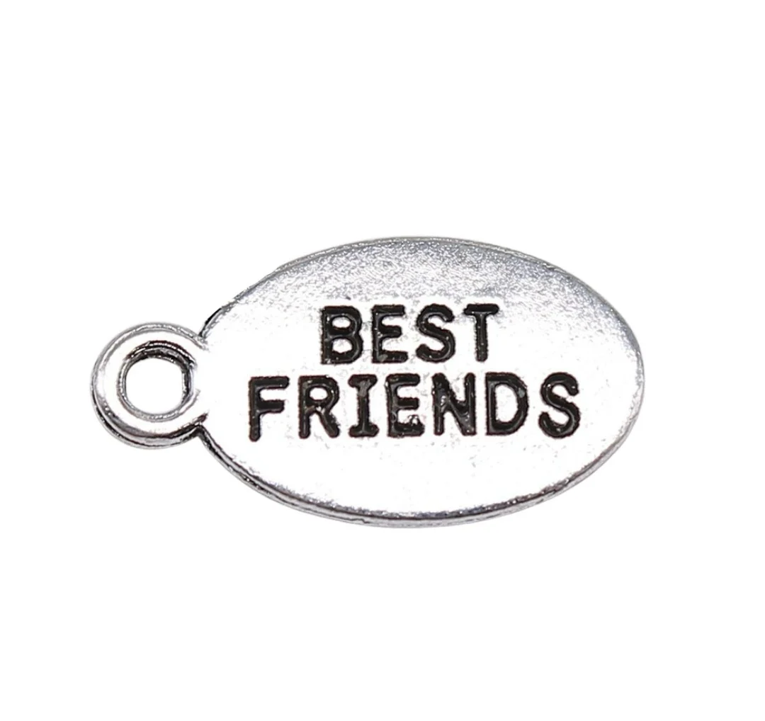

30pcs 10x18mm Zinc alloy metal tibetan silver plated charm T0774 for jewelry making