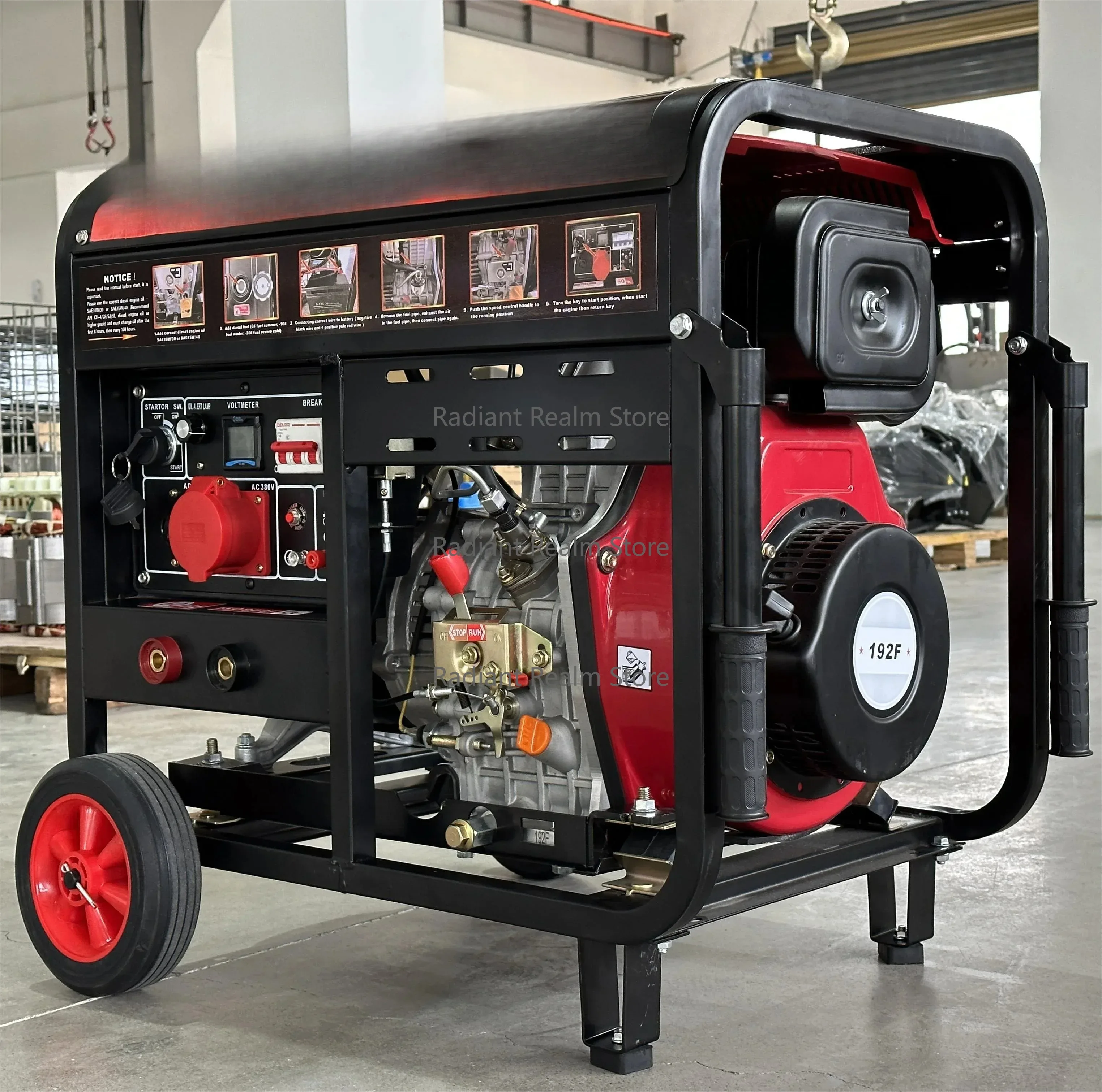8kw 1/3 Phase  Welder Generator Por 8kVA  Generators Welding Generator Set  Welding Machine