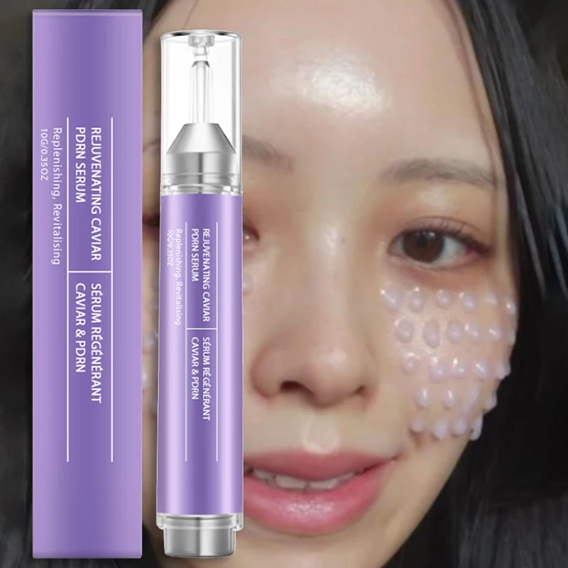 Caviar Salmon PDRN Facial Serum 10ml Moisturizing Water-locking Soothe Repair Soften Skin Improve Elasticity Nourishing Essence