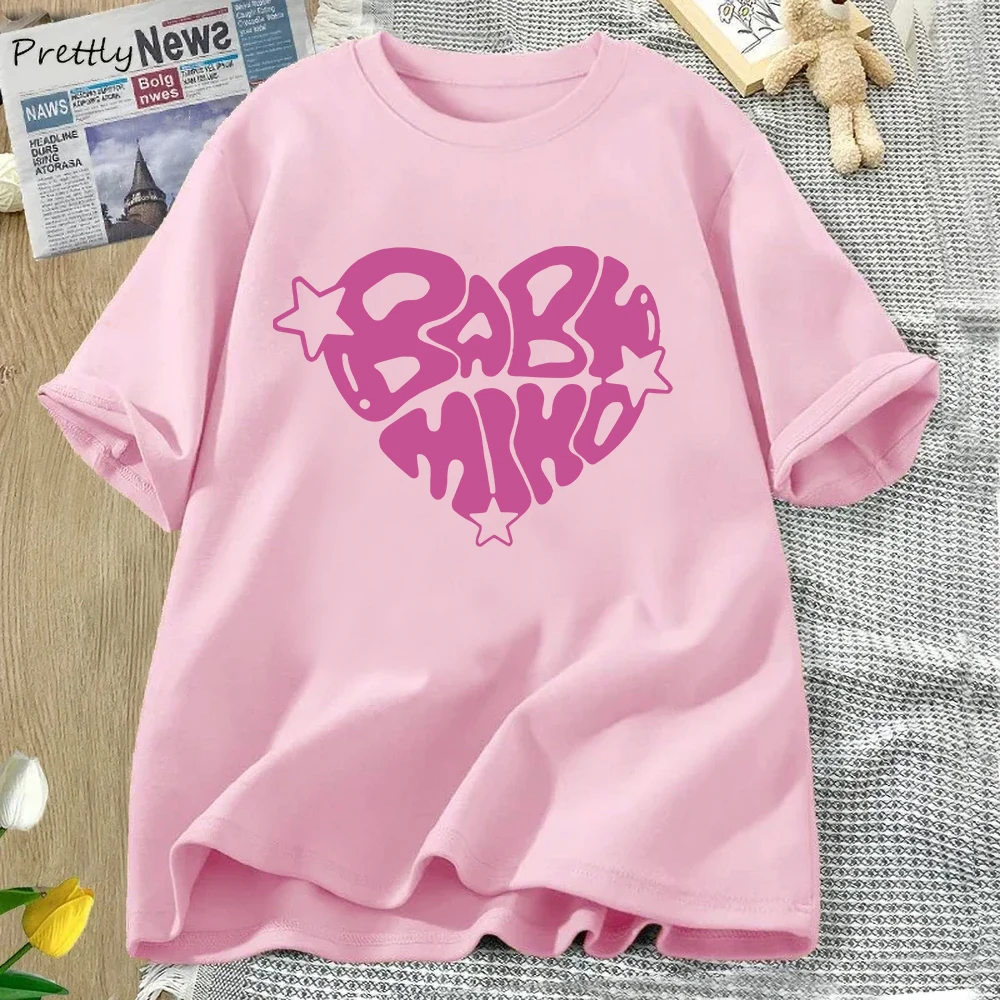 Baby Miko T-Shirts Young Miko Merch Harajuku Young Miko Fan Gift Unisex