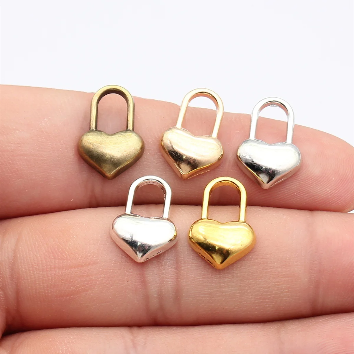 Boho Key And Lock Matching Pair Charms Pendant Couple Jewelry Set Charms Pendant Bulk For DIY Jewelry Making Bracelet Necklace
