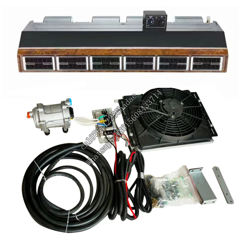 

12 volt Electric air Conditioner Parking Cooler Auto AC Evaporator for Mini Car