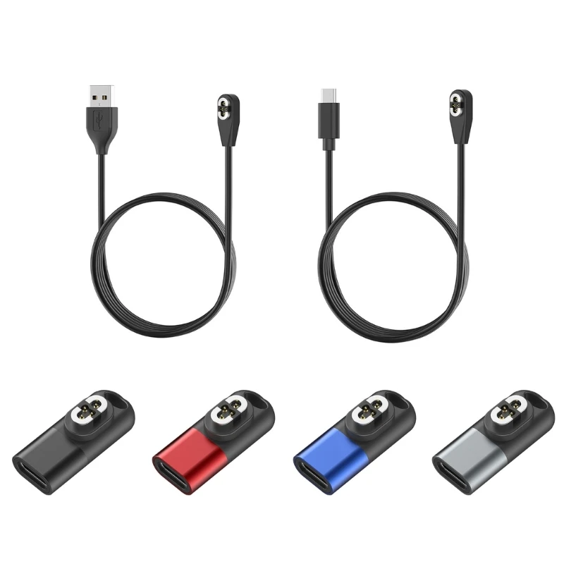 

Type C Fast Charging Adapter USB C to Magnets Plugs for OpenSwim ProS710 Earphone Stay Connecting Power Cord Data Wire