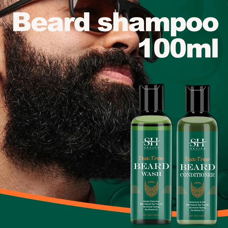 

Beard Growth Conditioning Moisturizes Root Add Volume Beards Care kit Beard Growth Shampoo Reduce Loss Beard Hair Care Shampoo