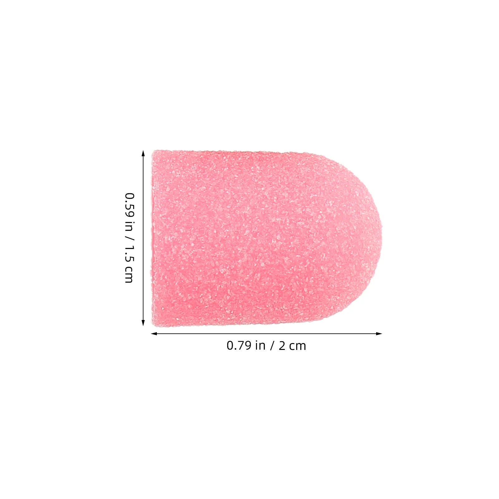 Sanding Caps 13Mm Fine Grit Replacement Grinding Heads For Electric Nail Drill Manicure Pedicure Acrylic Gel Nail Care