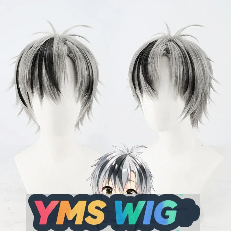 【YMS WIG】Rainbow Society YouTube Virtual VTube Streamer Suzuki Katsunori Cosplay Wig Short Style In Stock
