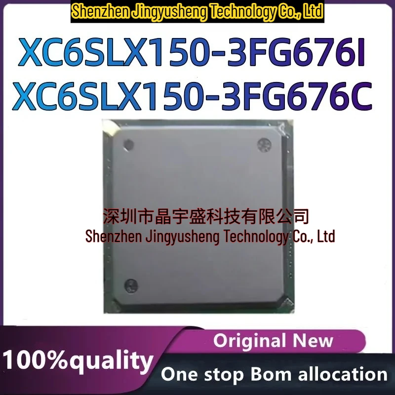 

100% New Original XC6SLX150-3FG676I XC6SLX150-3FG676C Electronic Components