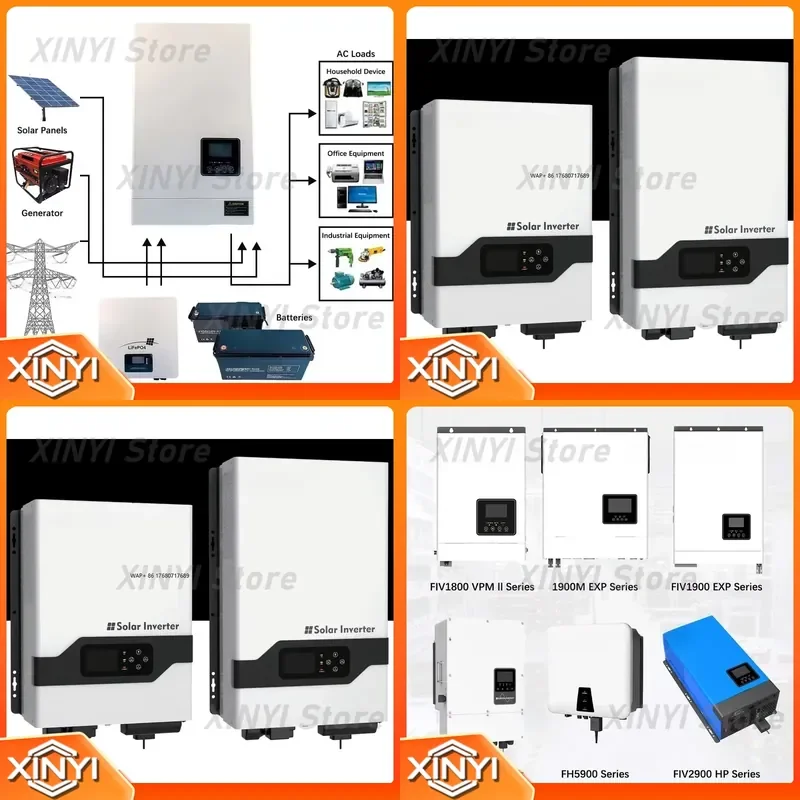 Hybrid Inverter MPPT Solar Charge Controller for US Standard 120V Systems Lithium Ion Battery Pack Solar Battery Low Price