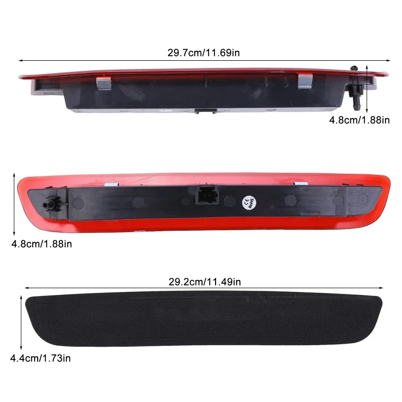 

Car Third Brake Light For PEUGEOT 108 CITROEN C1 MK2 2014-2021 Toyota Aygo Rear Red Tail Stop Lamp B000878980 815700H020