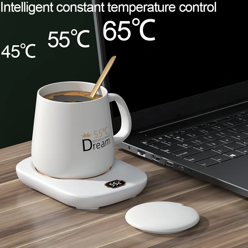 

Умная электрическая грелка для чашек, многотемпературные настройки, постоянный нагрев, быстрый нагрев, для офиса и домашнего использования, энергосбережение и экологически чистый