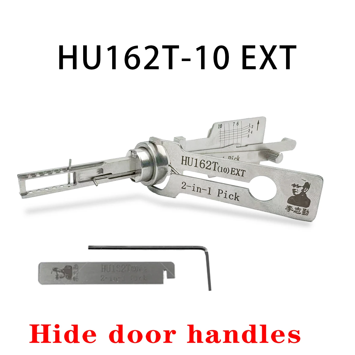 LISHI 2-in-1-Decoder für Volkswagen, Audi, Mercedes-Benz, Skoda, Porsche, Ford, Chevy, Buick, Hyundai, Toyota, BMW Schlosswerkzeug