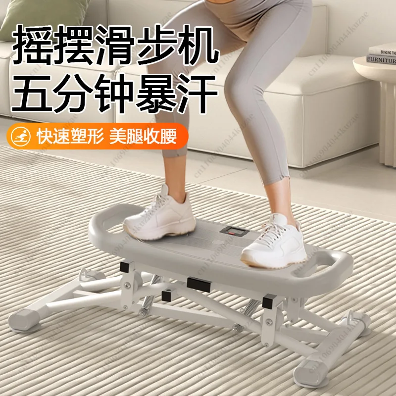 2-in-1 Home Fitness Twister Sliding Machine, Body Shaping Equipment for Waist and Leg Fat Burning Workout