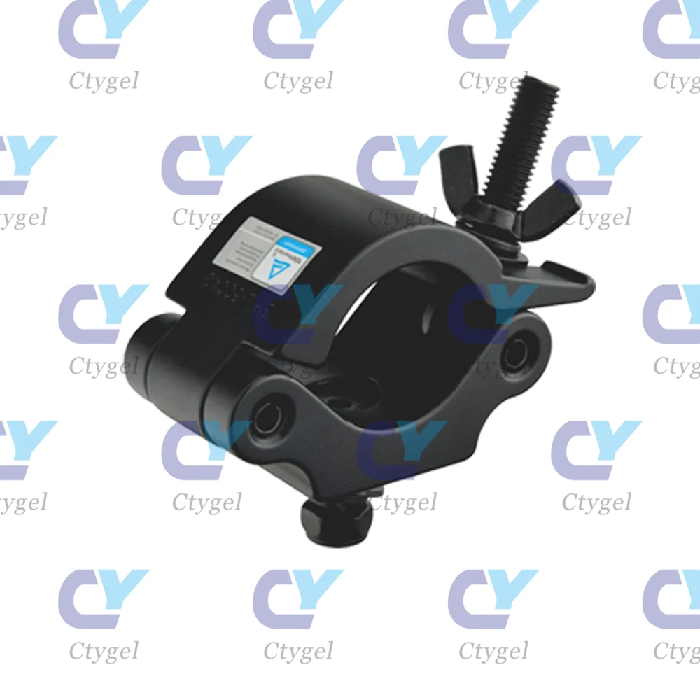 

1 Pcs 48-52mm Aluminum Truss Clamp Stage Lighting Clip Heavy Duty Coupler Pipe Truss Display Accessories for Speaker DJ Fixture