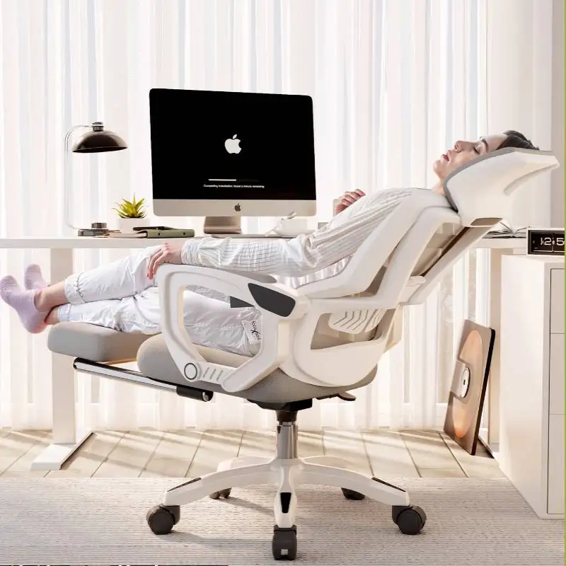 

Back SupportOffice Chair Memory Pillow Modern Oversized Comfortable Computer Chair Relaxing White Bureau Stoel Office Furniture
