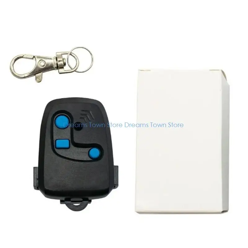 Transmisor remoto garaje con código variable HX6A, 433 MHz, batería 3 botones incluida